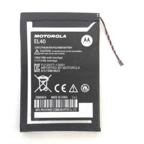 BATERIA MOTOROLA E XT830C XT1021 XT1022 XT1025 EL40  